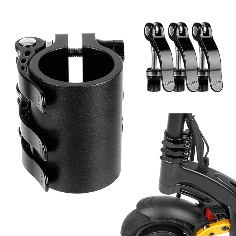 Electric Scooter Reinforced Locking Clamp Clip Lock Pole Extended Lock - VirtuousWares.Store