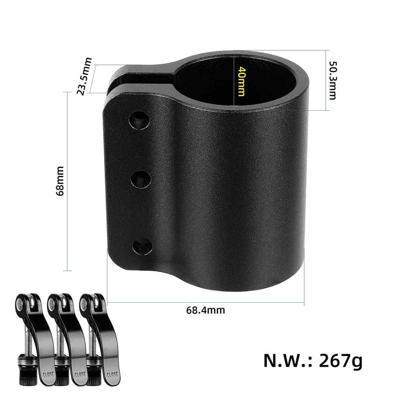 Electric Scooter Reinforced Locking Clamp Clip Lock Pole Extended Lock - VirtuousWares.Store