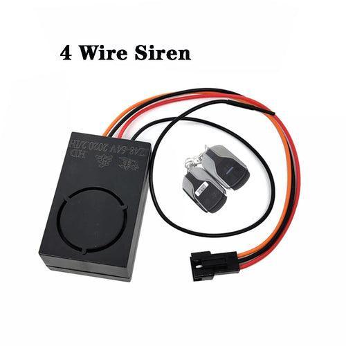 Electric Scooter Wireless Remote Control Alarm Set 4 Wire/6 Wire Power - VirtuousWares.Store