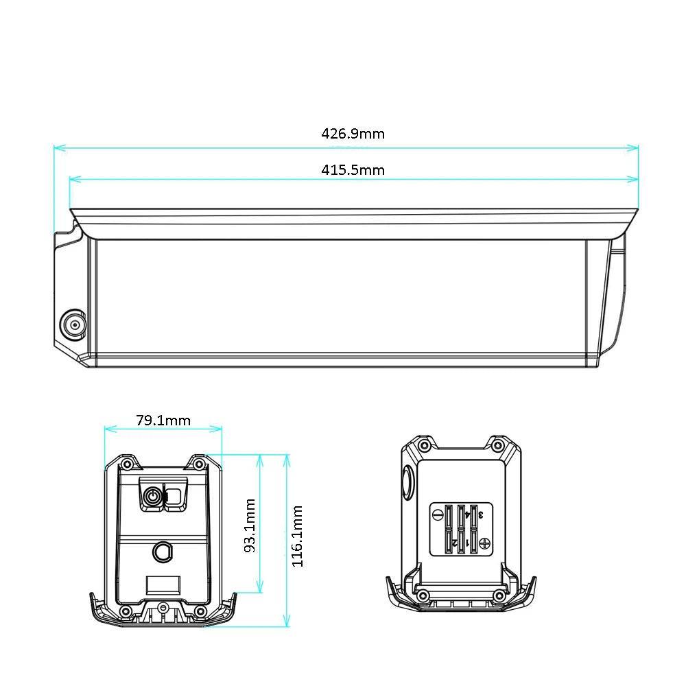 Extra Battery Pack 48V 20Ah 52V 15Ah Lithium-ion Akku for KASEN RANGER - VirtuousWares.Store