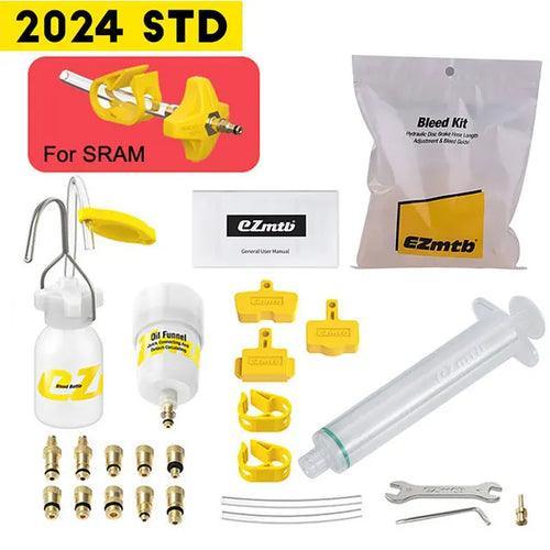 Ezmtb Bicycle Hydraulic Disc Brake Oil Bleed Kit Tools For ,SRAM, - VirtuousWares.Store