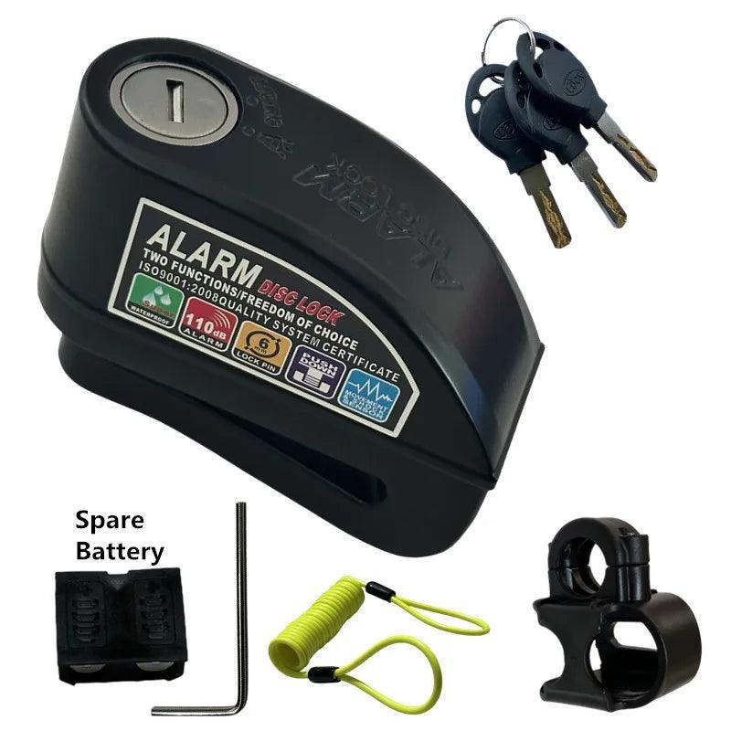 Falante Motorcycle Disc Brake Alarm Lock difunctional waterproof - VirtuousWares.Store