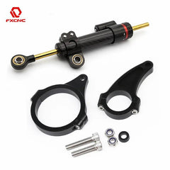 Fiber Carbon Stabilizer Steering Damper Mounting Kit For Kaabo Wolf - VirtuousWares.Store
