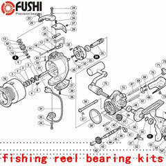 Fishing Reel Ball Bearings Kits For Shimano 02 ultegra 3000 4000 5000 - VirtuousWares.Store