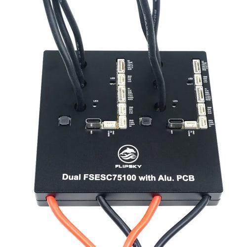 Flipsky 100A 75V Dual FSESC 75100 with Aluminum PCB Controller for - VirtuousWares.Store