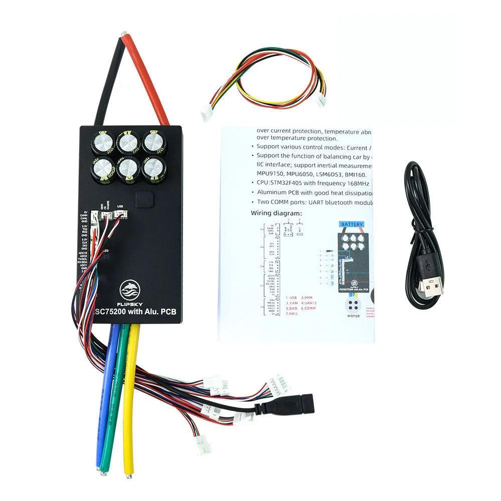 Flipsky 200A 84V FSESC 75200 with Aluminum PCB for Efoil Robot - VirtuousWares.Store