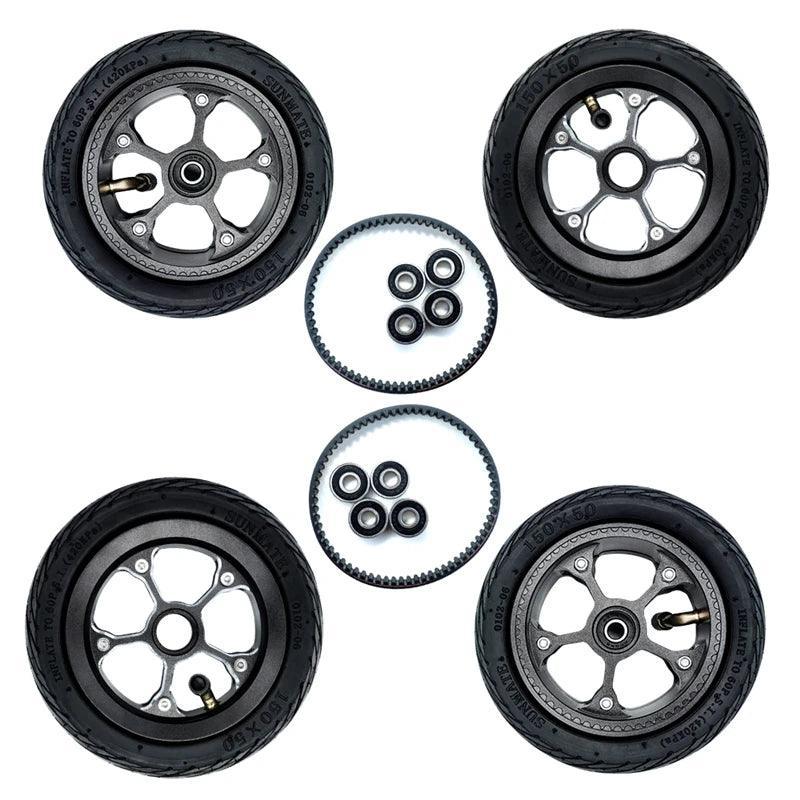 Flipsky 6'' ATM Offroad Wheel 150 x 50mm Pneumatic Rubber All Terrain - VirtuousWares.Store