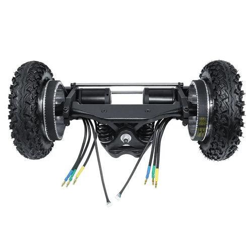 Flipsky 6374 Motor Terrain Tire Kit Whole Set with Wheels Motors Front - VirtuousWares.Store