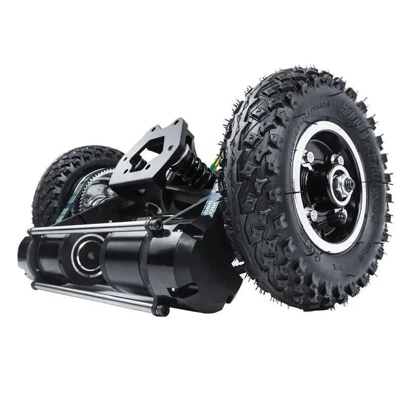 Flipsky 6374 Motor Terrain Tire Kit Whole Set with Wheels Motors Front - VirtuousWares.Store