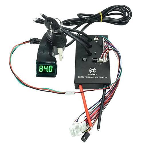 Flipsky 75100 V2.0 with Aluminum PCB with Power Key Switch Button - VirtuousWares.Store