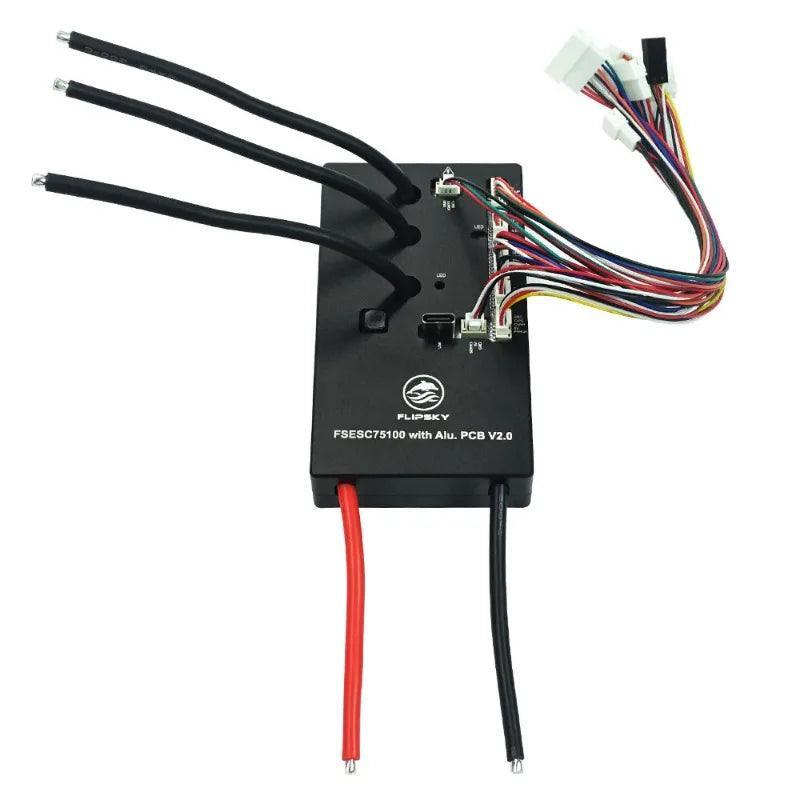 Flipsky 75100 V2.0 with Aluminum PCB with Power Key Switch Button - VirtuousWares.Store