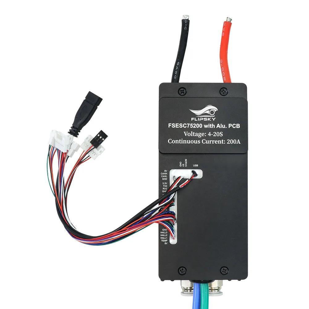 Flipsky 75200 84V High Current FSESC with Water Cooling Enclosure - VirtuousWares.Store