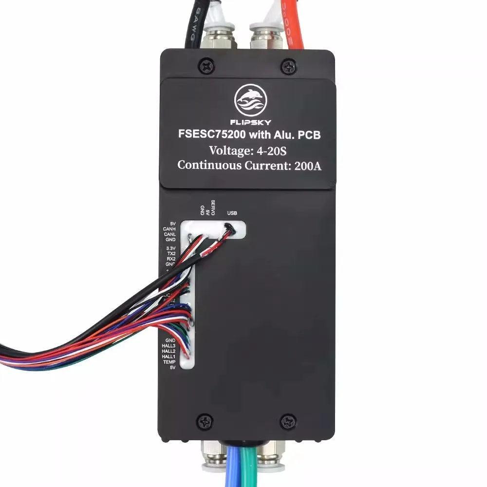 Flipsky 75200 with Water Cooling Enclosure 84V 200A High Current W - VirtuousWares.Store