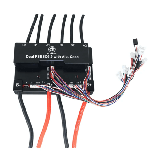 FLIPSKY Brushless DC Motor Speed Controller Dual FSESC6.9 100A Base on - VirtuousWares.Store