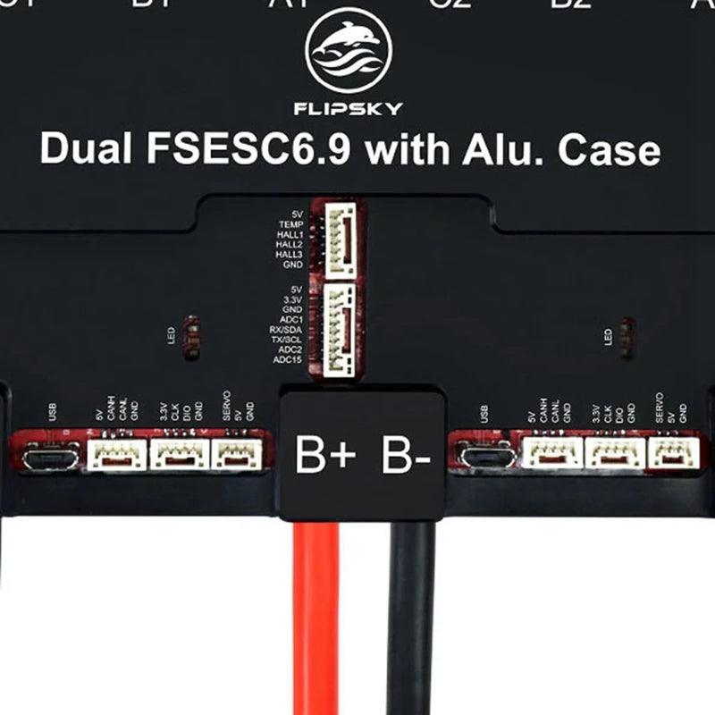 FLIPSKY Brushless DC Motor Speed Controller Dual FSESC6.9 100A Base On - VirtuousWares.Store