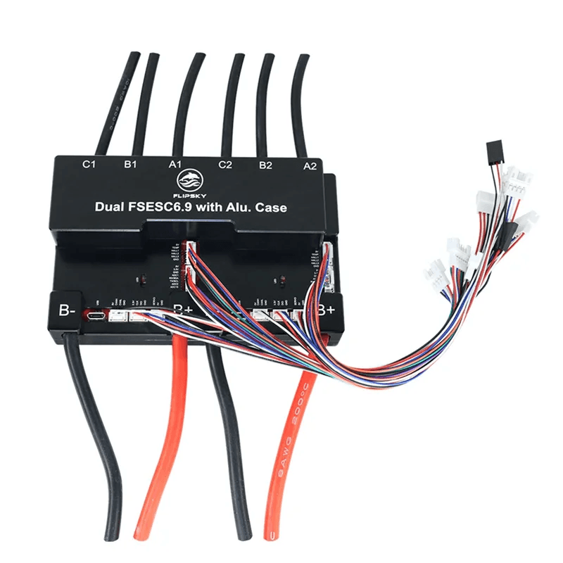 FLIPSKY Brushless DC Motor Speed Controller Dual FSESC6.9 100A Base on - VirtuousWares.Store