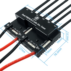 FLIPSKY Brushless DC Motor Speed Controller Dual FSESC6.9 100A Base on - VirtuousWares.Store