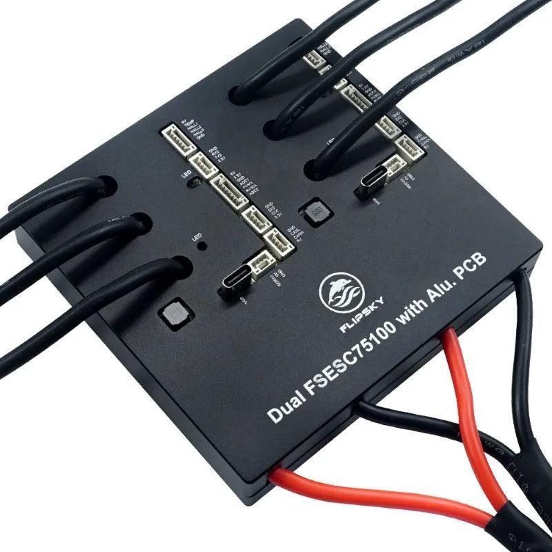 Flipsky Dual FSESC 75100 with Aluminum PCB 75V 100A Controller Based - VirtuousWares.Store