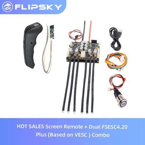 Flipsky Dual FSESC4.20 Plus Based on VESC Combo VX2 Remote Control for - VirtuousWares.Store