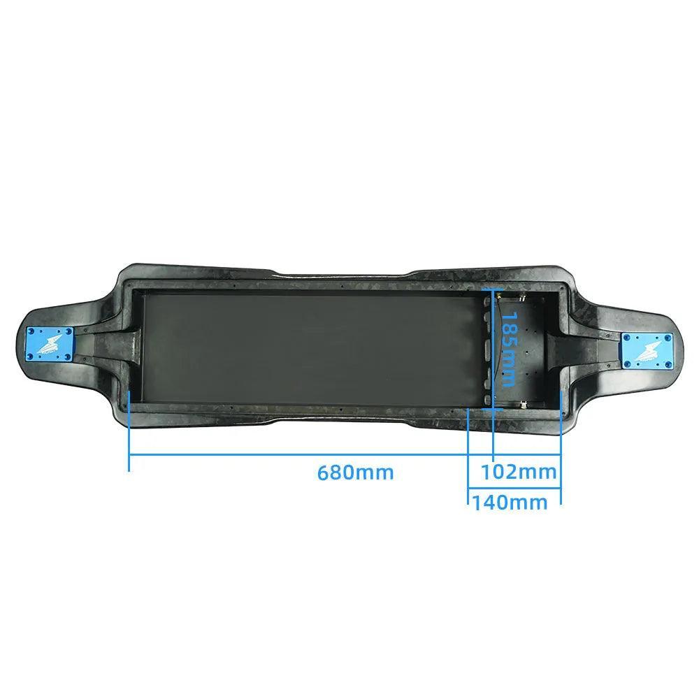 Flipsky Esk8 Lightning Carbon Fiber Deck & Enclosure for Electric - VirtuousWares.Store