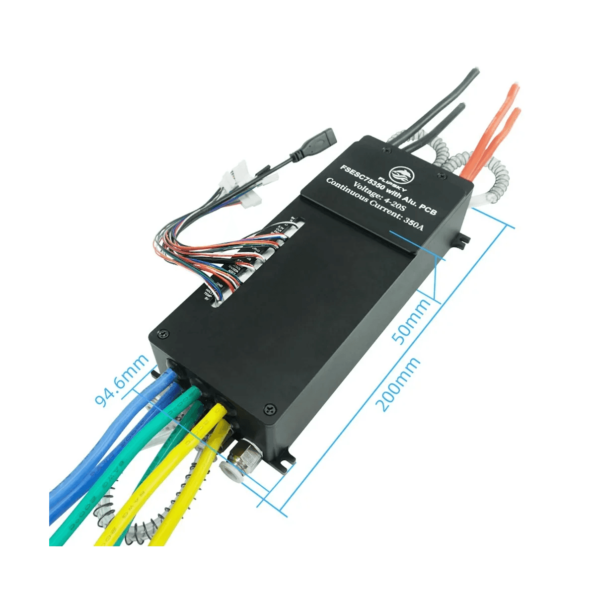 Flipsky FSESC 75350 84V High Current 350A ESC Base on Vesc with - VirtuousWares.Store