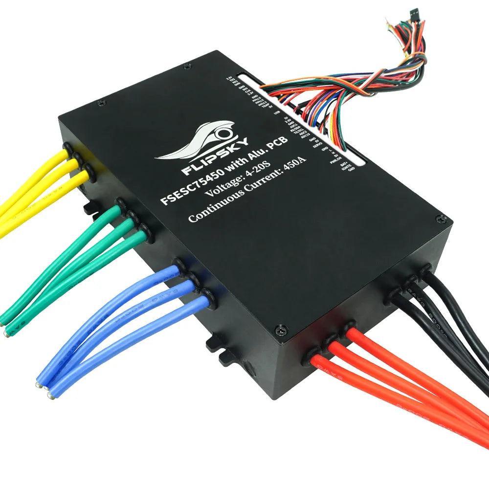 Flipsky FSESC 75450 84V 450A ESC Base On Vesc With Aluminum Case Water - VirtuousWares.Store