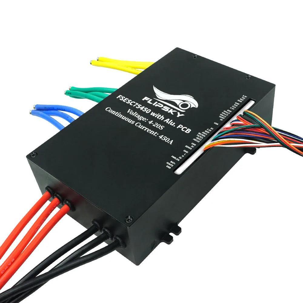 Flipsky Fsesc 75450 84v 450a Esc Base On Vesc With Aluminum Case Water - VirtuousWares.Store