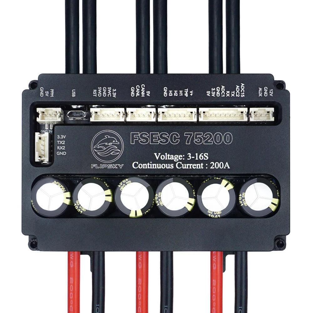Flipsky FSESC75200 75V High Current 200A ESC Base On Vesc With - VirtuousWares.Store