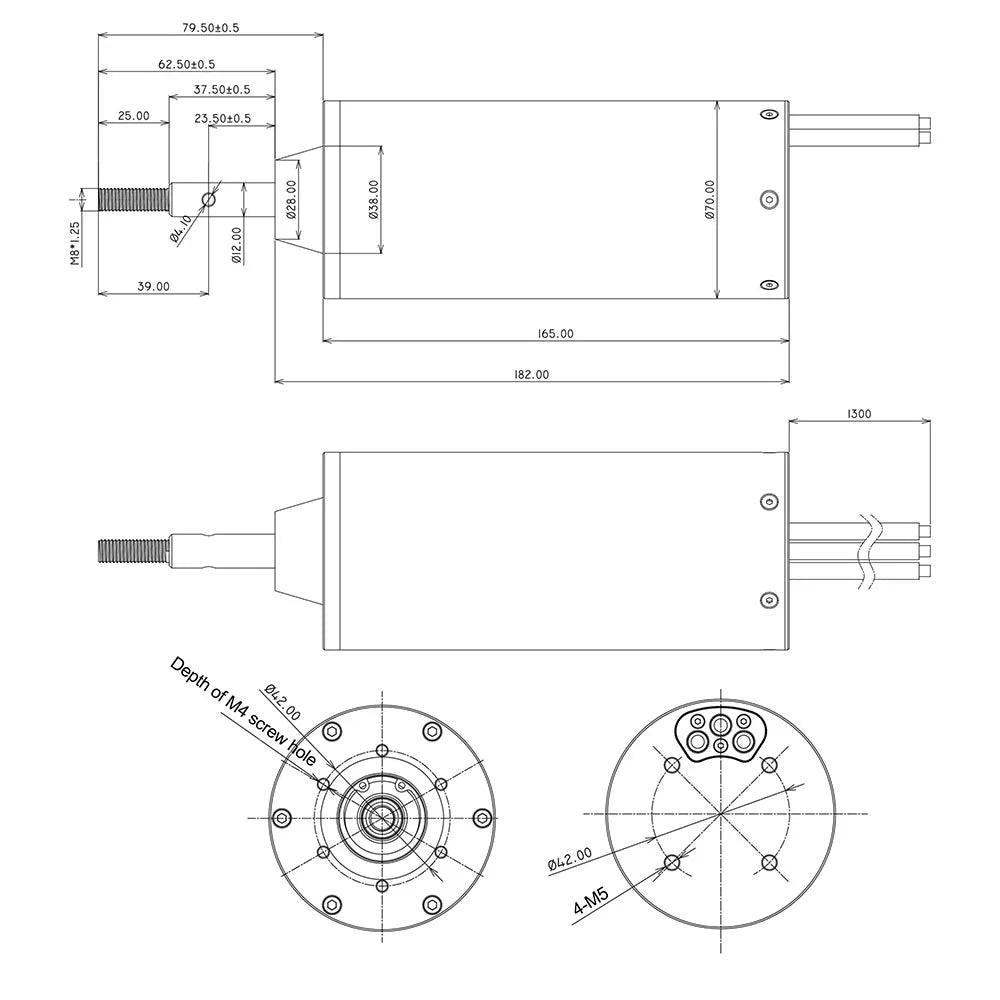 Flipsky New Fully Waterproof IP68 120KV 8800W 9KW BLDC Motor - VirtuousWares.Store