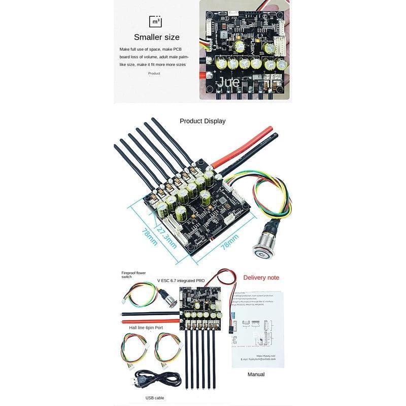 Flipsky V6.7Pro 200A Dual Drive High Current PCB Based On VESC For - VirtuousWares.Store