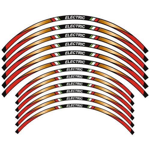 For SUR-RON SURRON Electrlc Bike Off Road Wheel Decals Tape Rim - VirtuousWares.Store