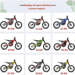 For SURRON Custom Stickers Light Bee X Electric Off-road Bike Dirtbike - VirtuousWares.Store