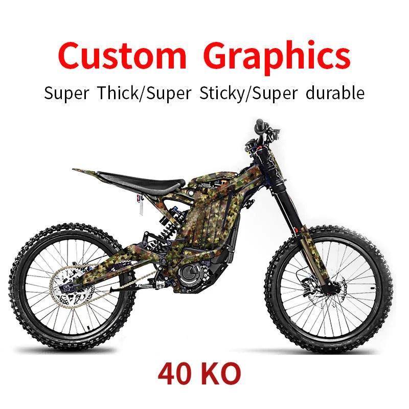 For SURRON Custom Stickers Light Bee X Electric Off-road Bike Dirtbike - VirtuousWares.Store