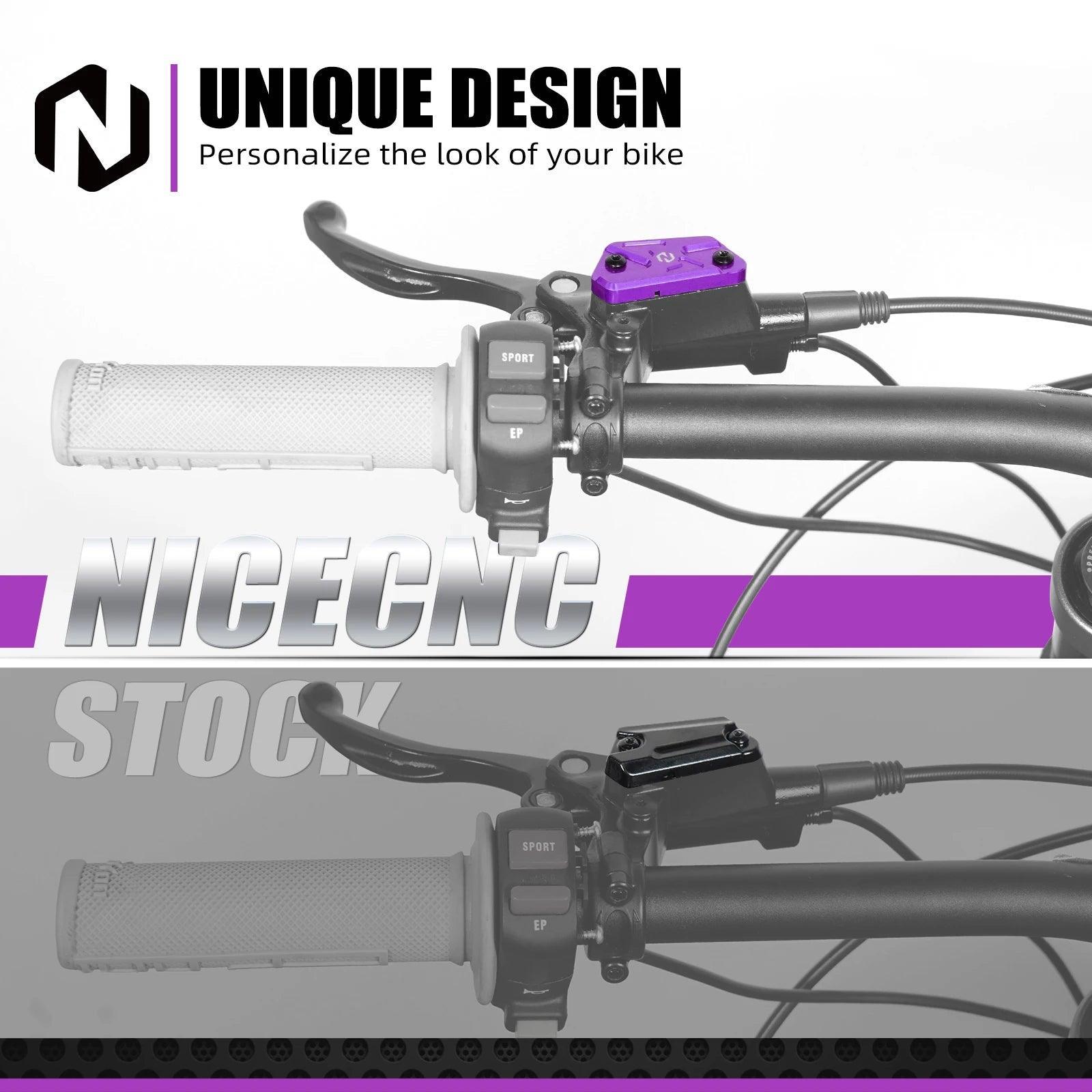 For Surron light bee X Aluminum Front Rear Brake Reservoir Cover Cap - VirtuousWares.Store