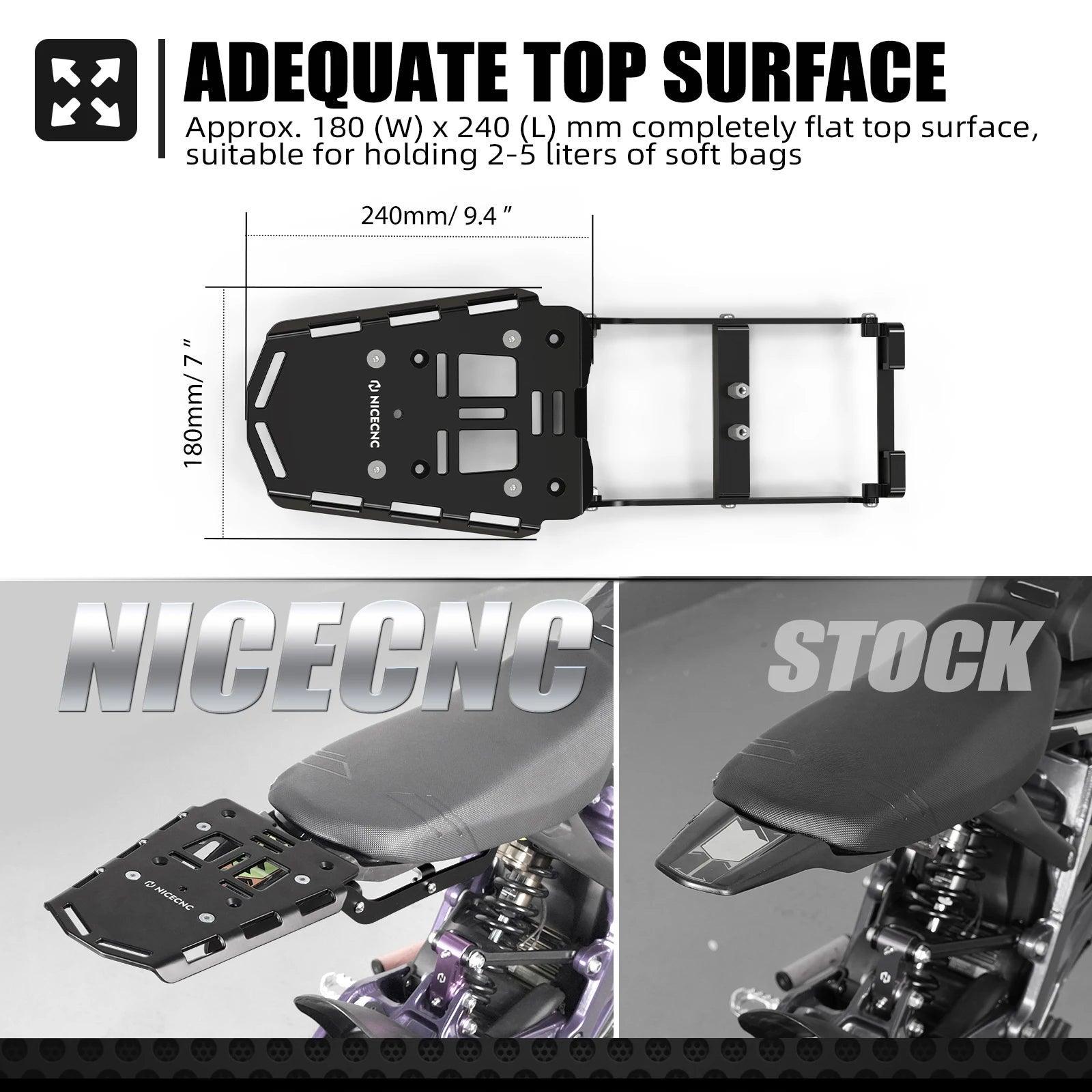 For Surron light bee X Rear Luggage Rack Kit For SUR-RON light bee S - VirtuousWares.Store