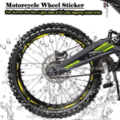 For Surron Light Bee X/S/LBX Segway X260 X160 Motorcycle Wheel Sticker - VirtuousWares.Store
