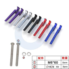 For Surron Passenger Foot Peg Extensions Extended Footpegs Motocross - VirtuousWares.Store