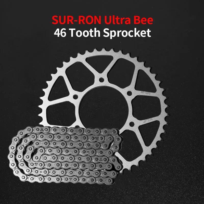 For SURRON Ultra Bee 46 Tooth 46T Sprocket 96 Chain Set Kit Off-road - VirtuousWares.Store