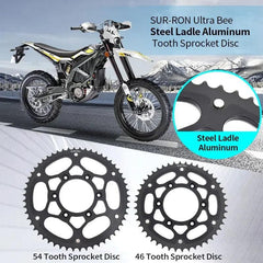 For Surron Ultra Upgraded Sprocket Steel Material with Enhanced - VirtuousWares.Store