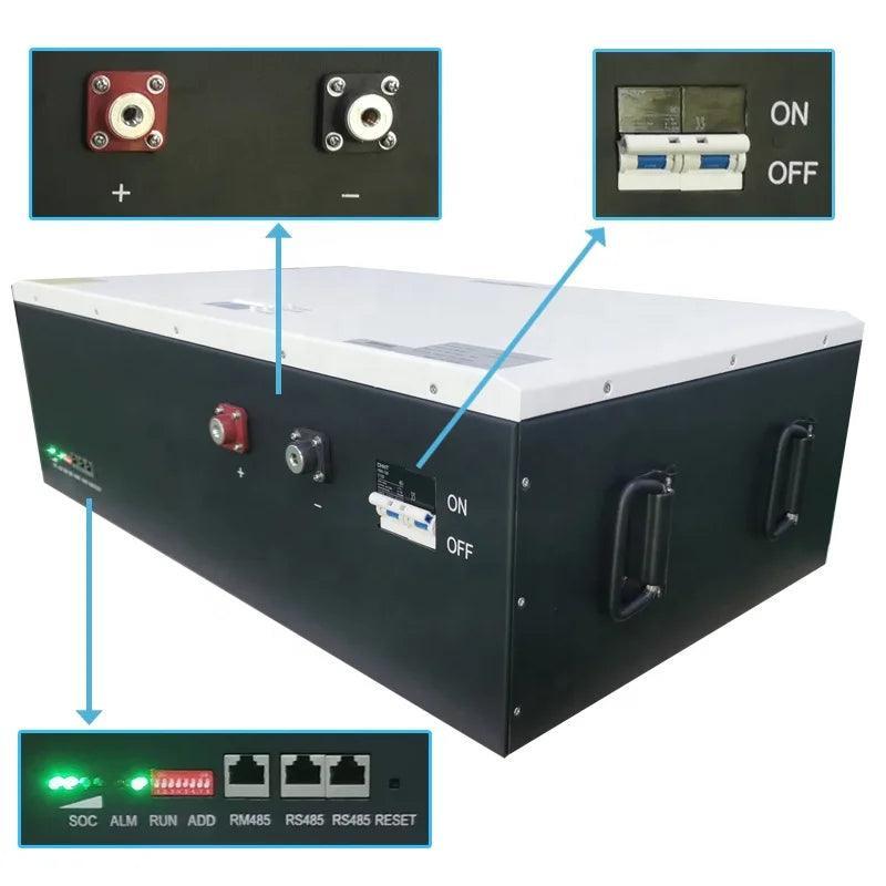 Free maintenance deep cycle rechargeable 48V 200ah lithium ion lifepo4 - VirtuousWares.Store