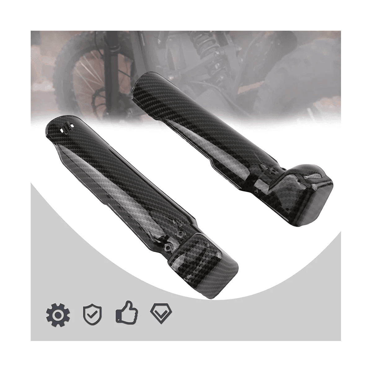 Front Fork Guards Cover Shock Protection for Sur Ron Surron Light Bee - VirtuousWares.Store