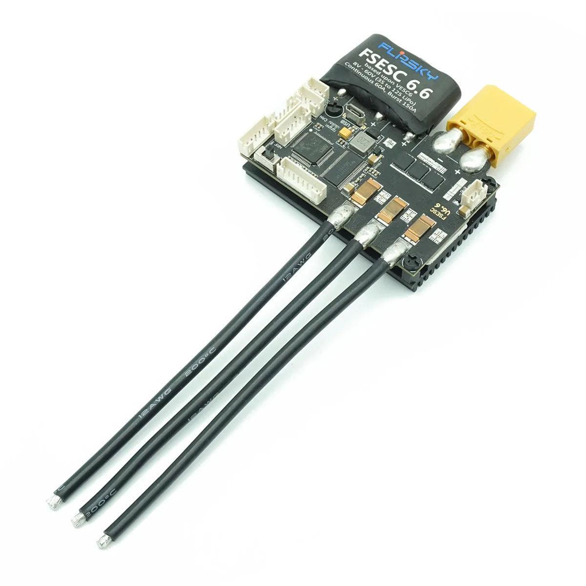 FSESC 6.6 based Upon VESC® 6 with Heat Sink Electric Speed Controller - VirtuousWares.Store