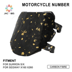 Funparts Front Number Plate Motor Accessories Carbon Fiber Panel For - VirtuousWares.Store