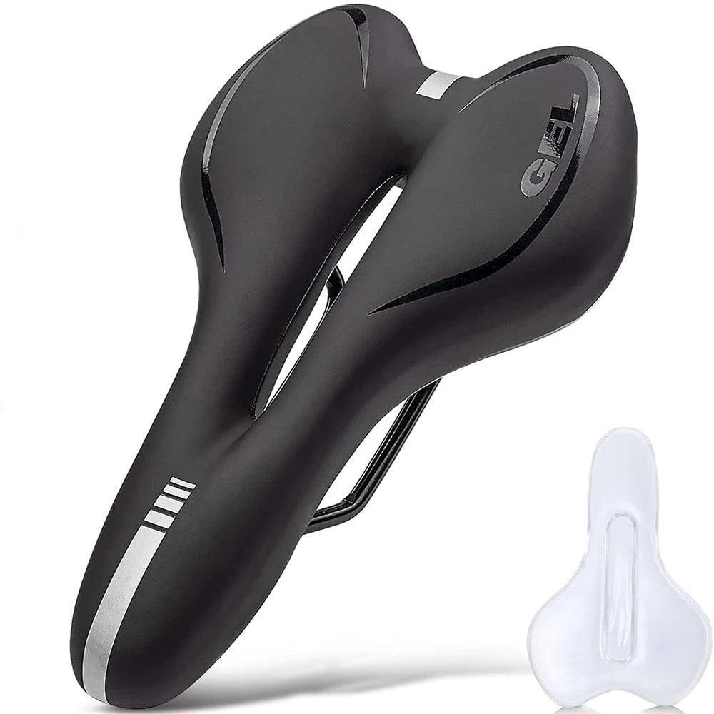 Gel Bicycle Saddle MTB Mountain Road Bike Seat Comfortable Soft Cycling Cushion Exercise Bike Saddle for Men and Women - VirtuousWares.Store