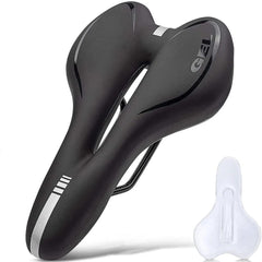 Gel Bicycle Saddle MTB Mountain Road Bike Seat Comfortable Soft Cycling Cushion Exercise Bike Saddle for Men and Women - VirtuousWares.Store