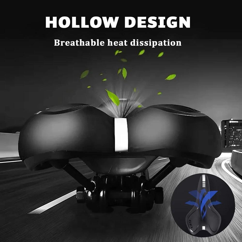 Gel Bicycle Saddle MTB Mountain Road Bike Seat Comfortable Soft Cycling Cushion Exercise Bike Saddle for Men and Women - VirtuousWares.Store