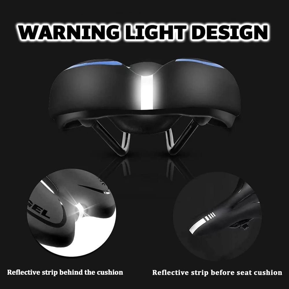 Gel Bicycle Saddle MTB Mountain Road Bike Seat Comfortable Soft Cycling Cushion Exercise Bike Saddle for Men and Women - VirtuousWares.Store