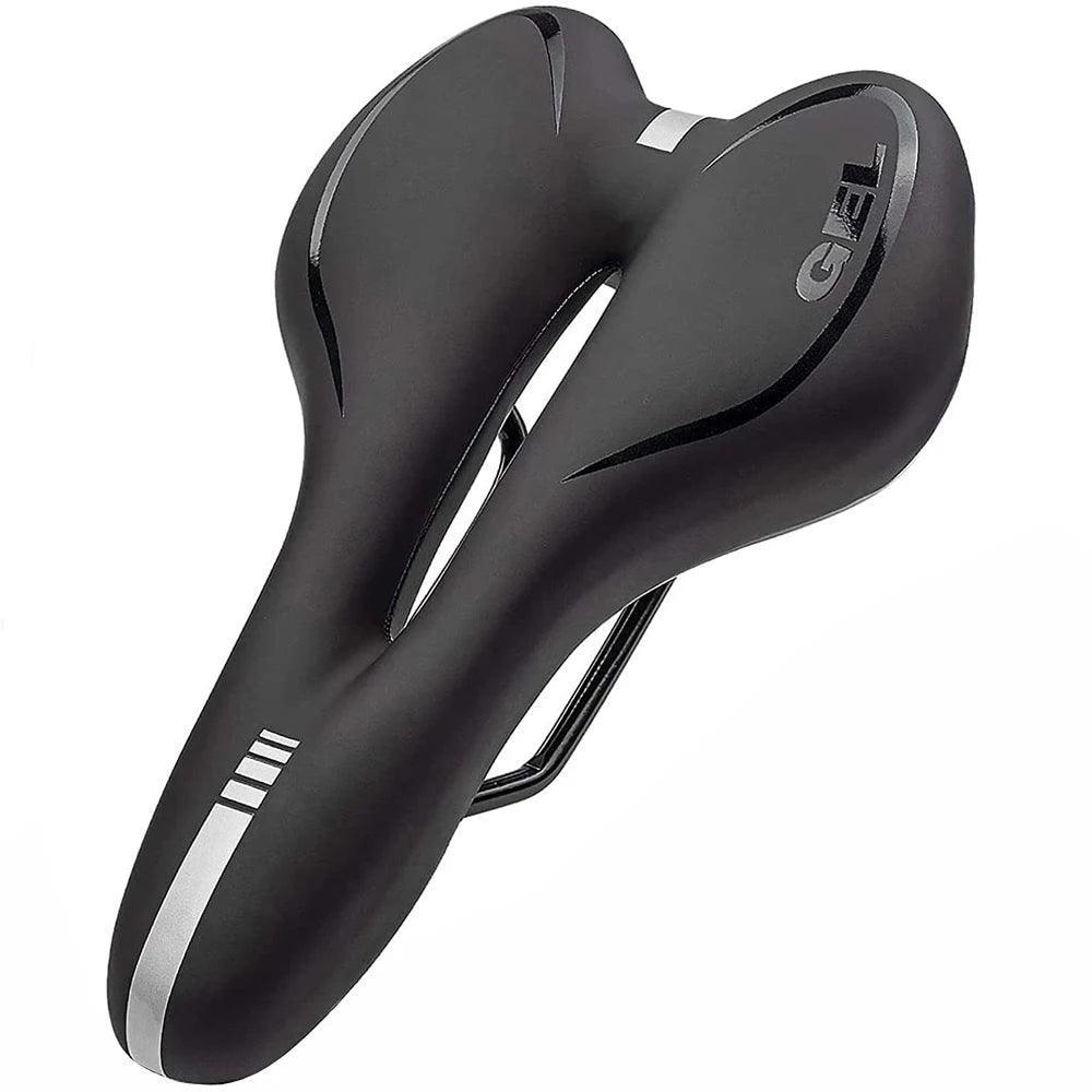 Gel Bicycle Saddle MTB Mountain Road Bike Seat Comfortable Soft Cycling Cushion Exercise Bike Saddle for Men and Women - VirtuousWares.Store