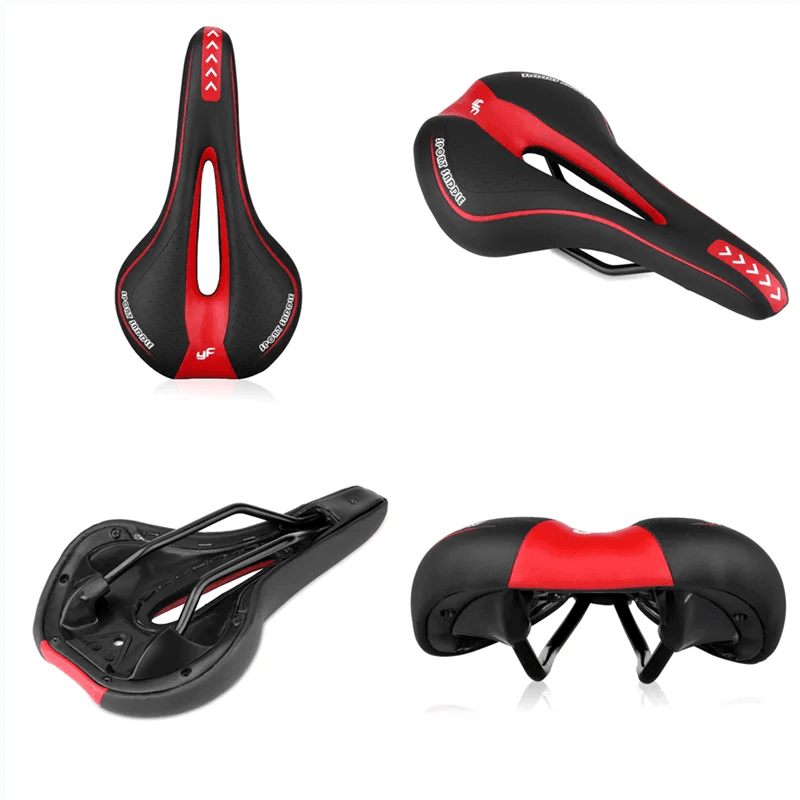 Gel Extra Soft Bicycle MTB Saddle Cushion Bicycle Hollow Saddle Cycling Road Mountain Bike Seat Bicycle Accessories - VirtuousWares.Store