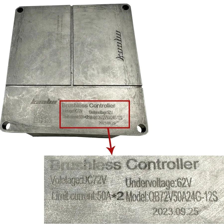 GTR 72V50A Controller FOC 2-in-1 two in one Integrated Brushless - VirtuousWares.Store